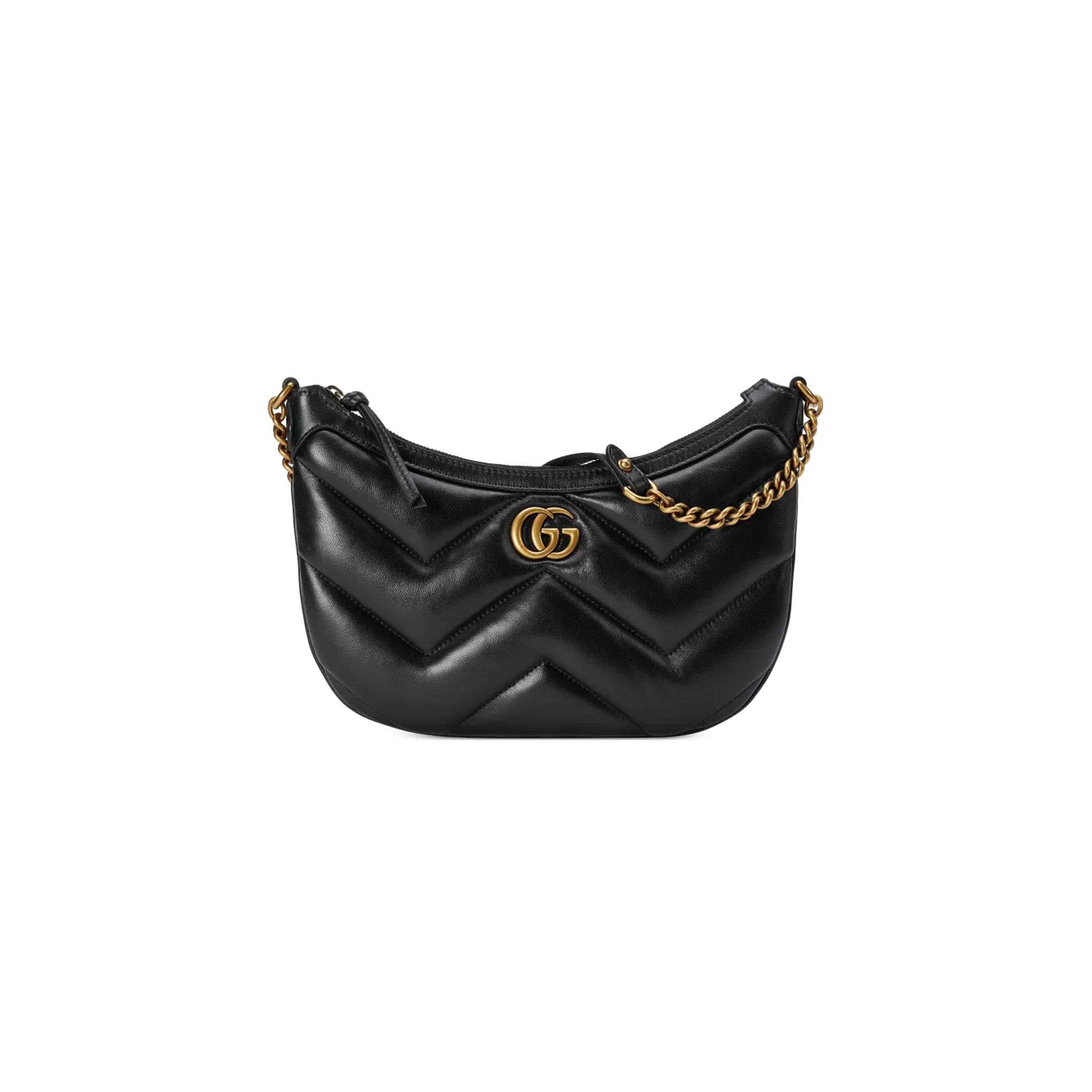 GUCCI SMALL MARMONT LEATHER SHOULDER BAG 777263 (26*17*4cm)